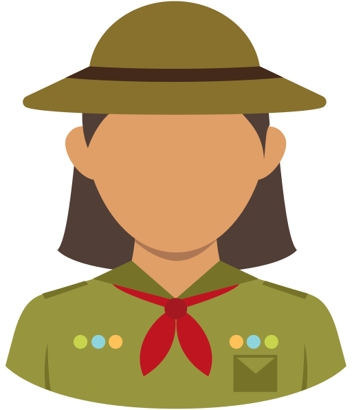 Девочка-скаут бесплатно иконка Девочка-скаут бесплатно иконка