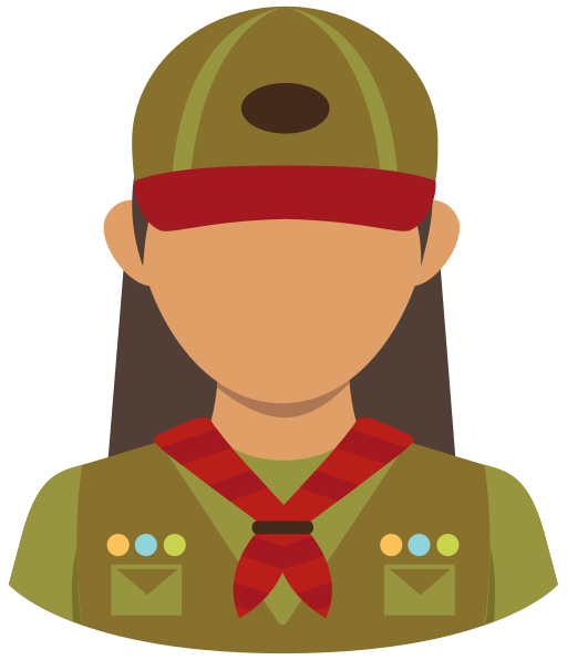 Девочка-скаут бесплатно иконка Девочка-скаут бесплатно иконка