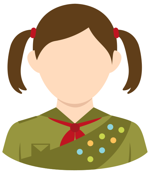 Девочка-скаут бесплатно иконка Девочка-скаут бесплатно иконка