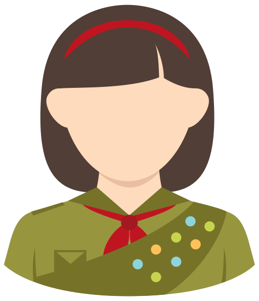 Девочка-скаут бесплатно иконка Девочка-скаут бесплатно иконка