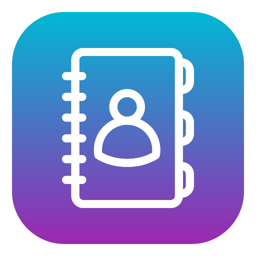 contacto de la agenda telefónica icono gratis