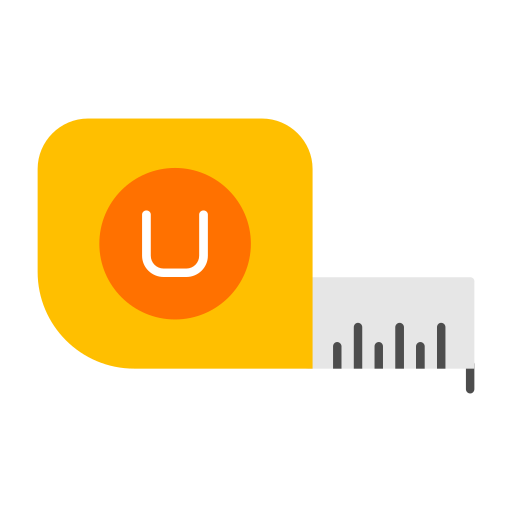 cinta de medida icono gratis