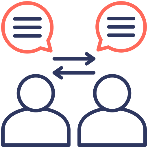 respuesta icono gratis