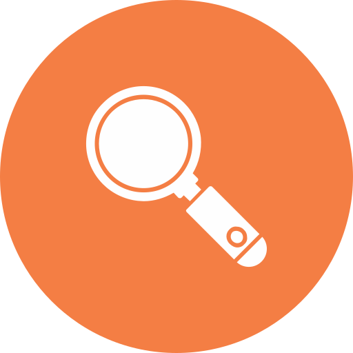 Magnifying glass free icon