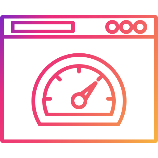 prueba de velocidad icono gratis