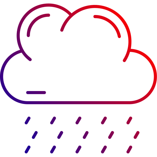 lluvioso icono gratis