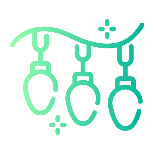 Christmas lights free icon Christmas lights free icon