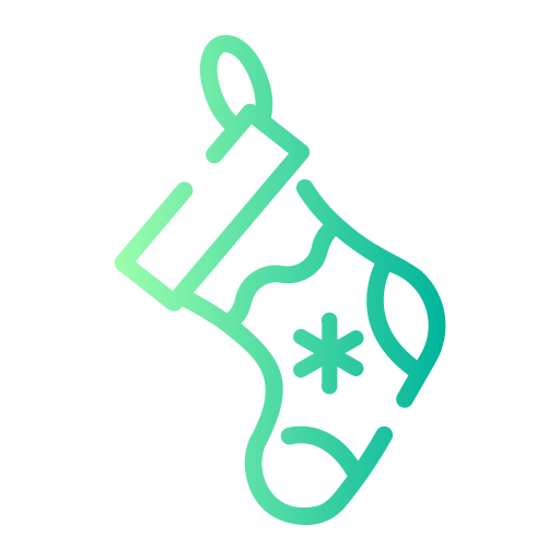 Christmas sock free icon