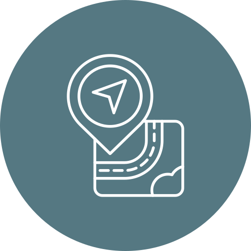 dirección icono gratis