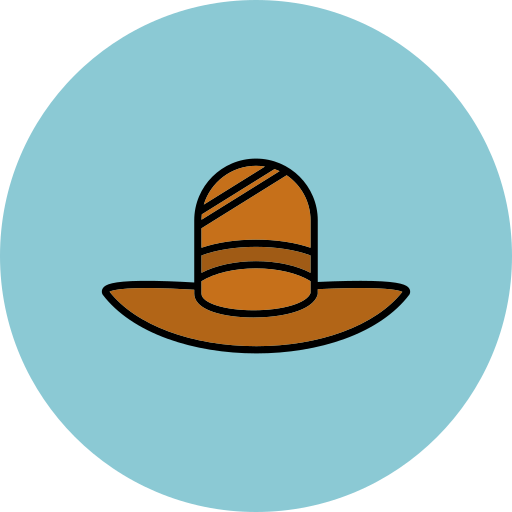 sombrero de vaquero icono gratis