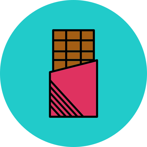 Плитка шоколада бесплатно иконка