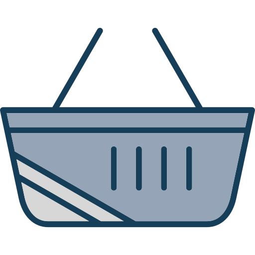 cesta de la compra icono gratis