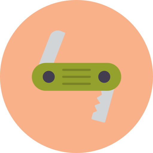 cuchillo del ejército suizo icono gratis