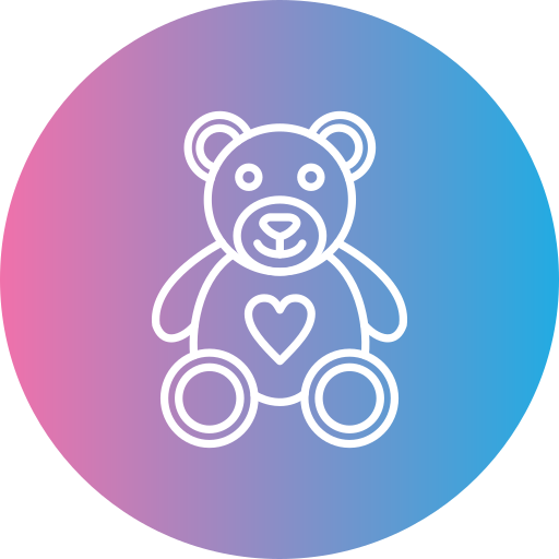 oso de peluche icono gratis