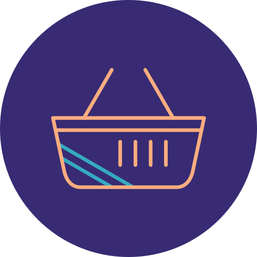 cesta de la compra icono gratis