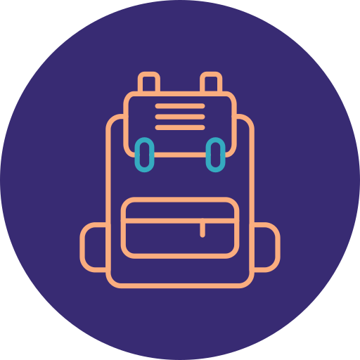 mochila icono gratis