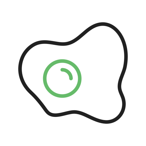 Жаренное яйцо бесплатно иконка