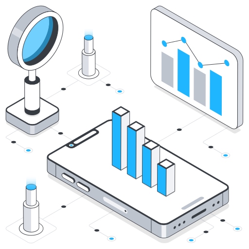 análisis de datos en línea icono gratis