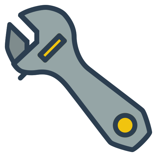 llave inglesa icono gratis