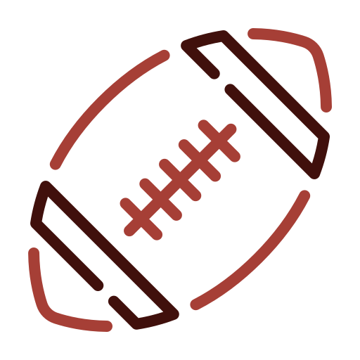 pelota de rugby icono gratis