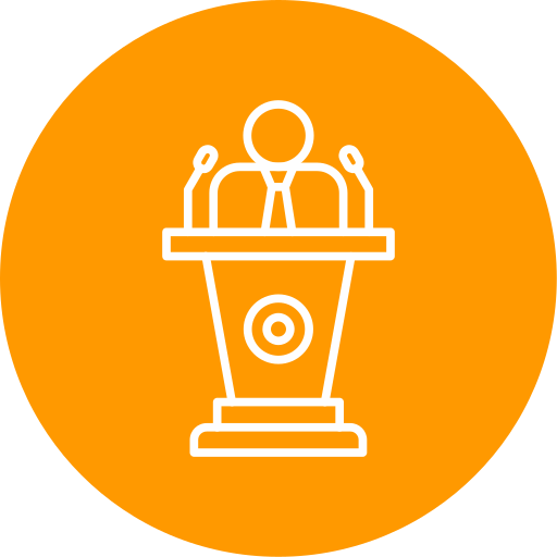 discours Icône gratuit