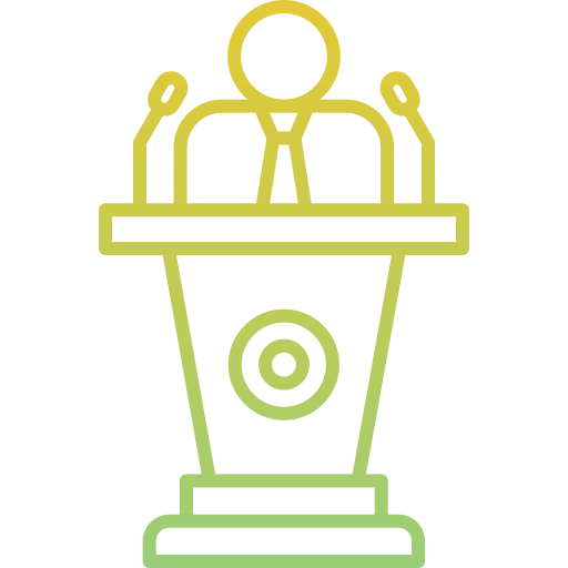 discours Icône gratuit