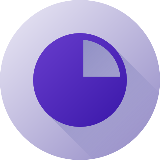 gráfico circular icono gratis