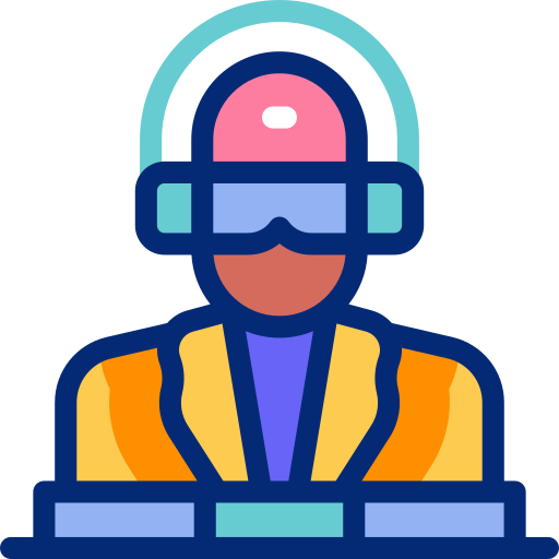 disc jockey Icône gratuit