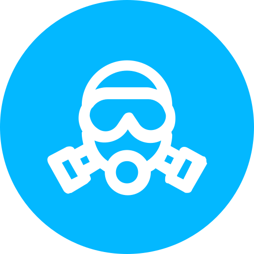 máscara de gas icono gratis