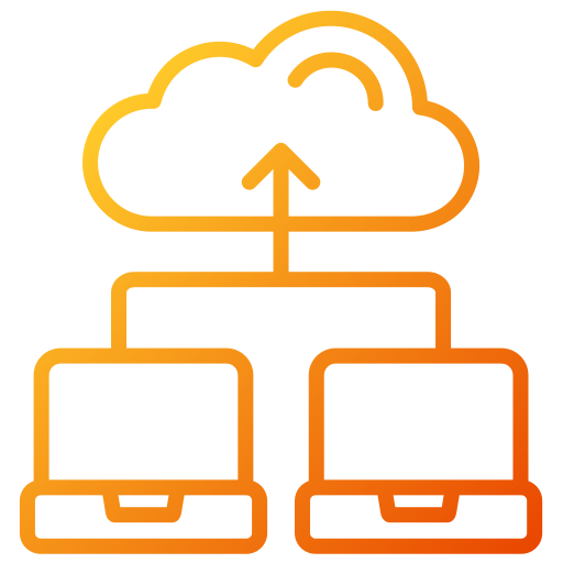 computación en la nube icono gratis