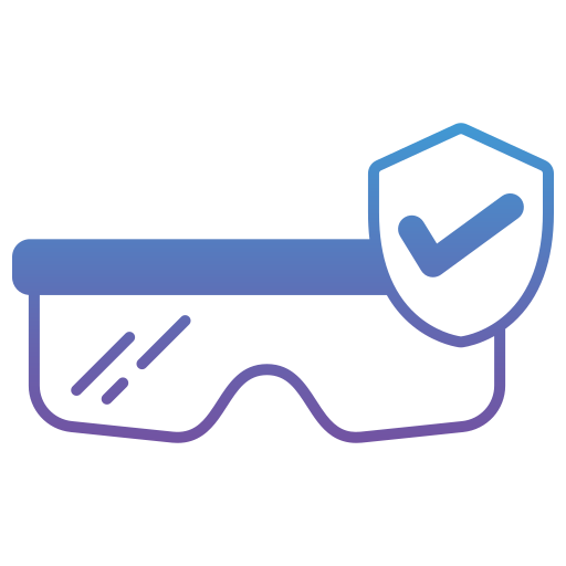 lentes de seguridad icono gratis