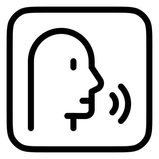 Speech free icon