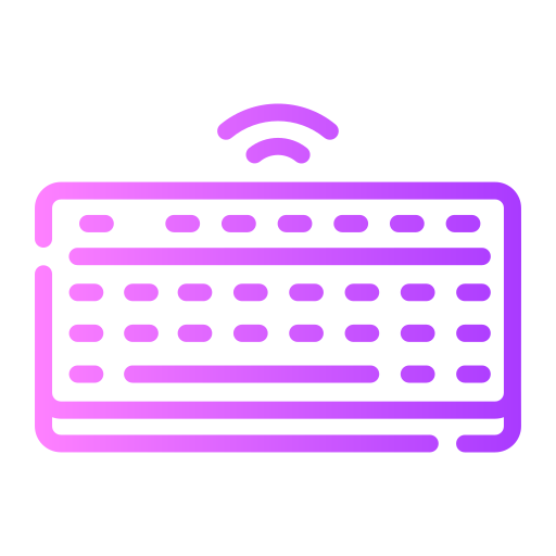 teclado inalambrico icono gratis