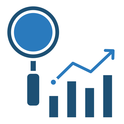 tendencia icono gratis