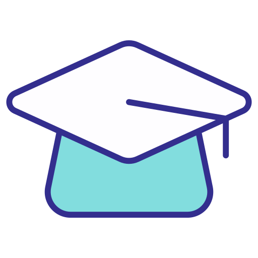 gorro de graduación icono gratis