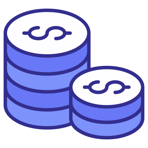 monedas icono gratis