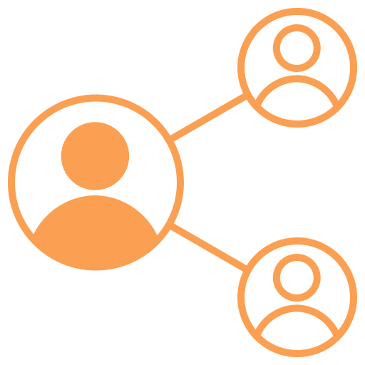 la comercialización del afiliado icono gratis