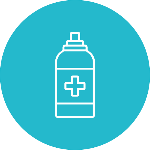 Antiseptic free icon
