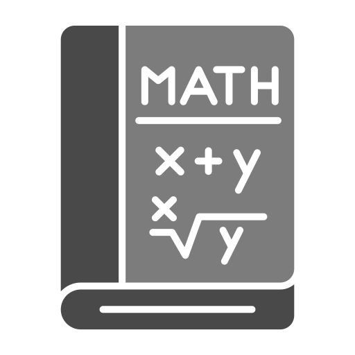 libro de matemáticas icono gratis