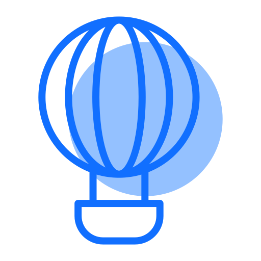 globo aerostático icono gratis