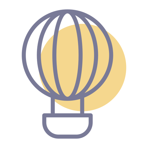 globo aerostático icono gratis