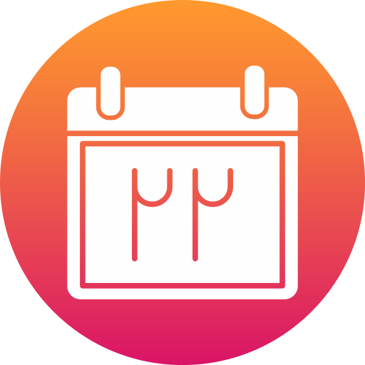 calendário grátis ícone