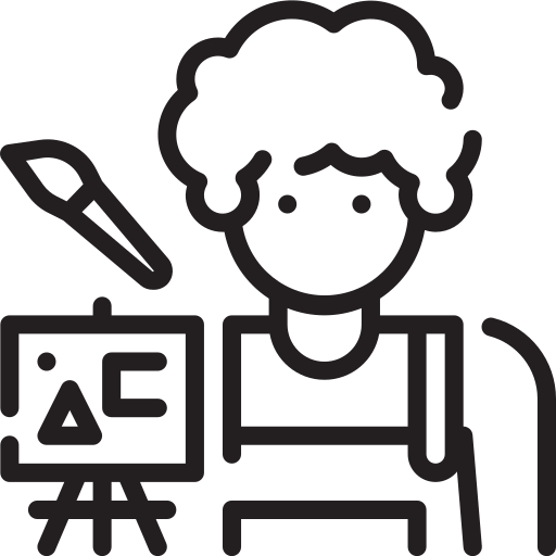 künstler kostenlos Icon künstler kostenlos Icon