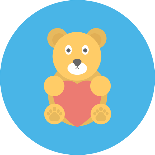 oso de peluche icono gratis