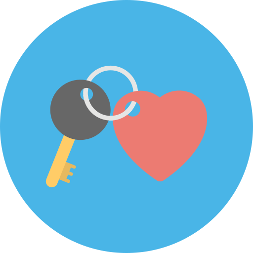 clé d'amour Icône gratuit clé d'amour Icône gratuit
