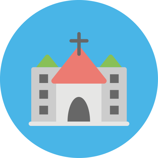 bâtiment d'église Icône gratuit bâtiment d'église Icône gratuit