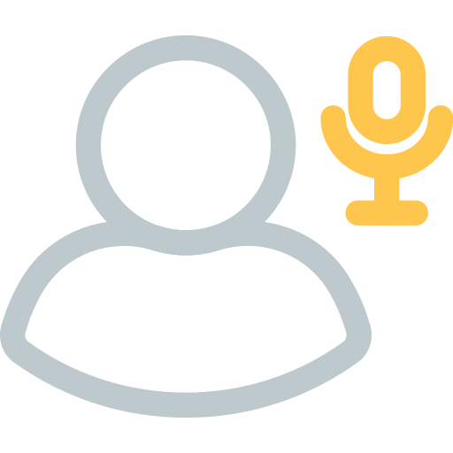 voz del usuario icono gratis