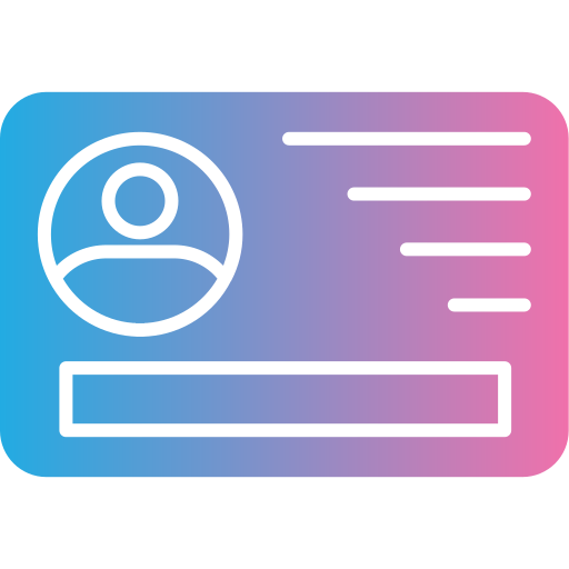 tarjeta de identificación icono gratis