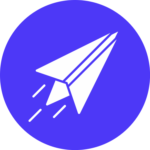 avion de papel icono gratis