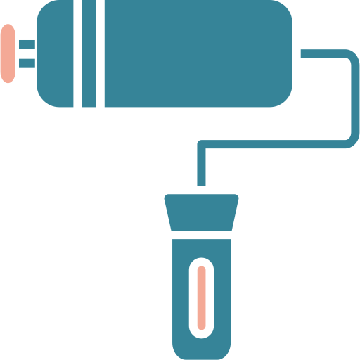 Paint roller free icon